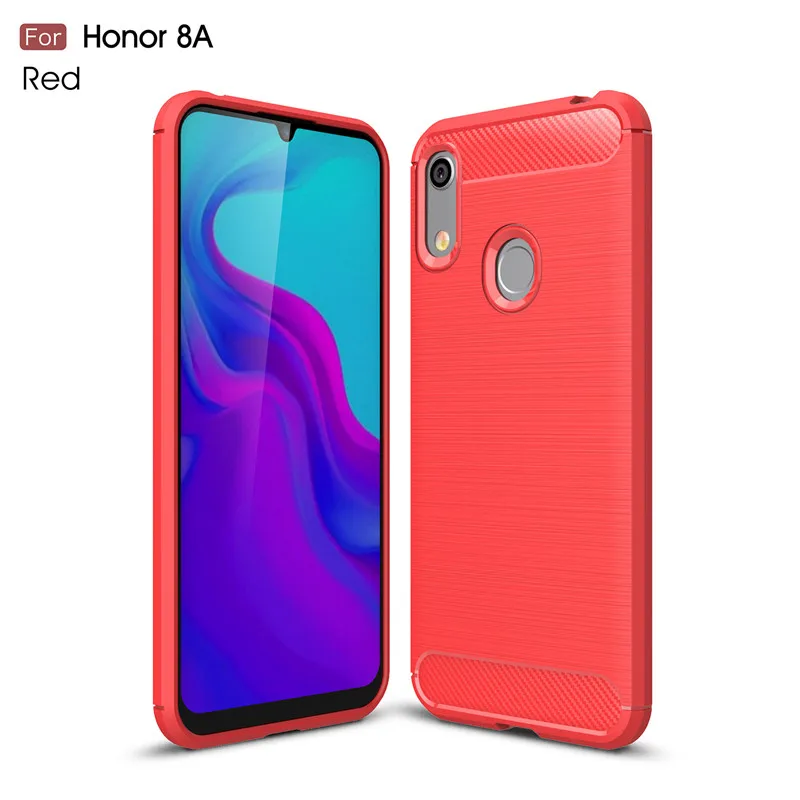 Чехол для Huawei Honor 8A чехол телефона ударопрочный силиконовый матовый Стильный Fundas