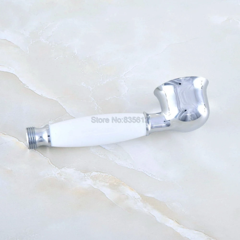 

Polished Chrome Brass Telephone Style Hand Held Bathroom Shower Head / Bathroom Handheld Shower Head Accessory thh034