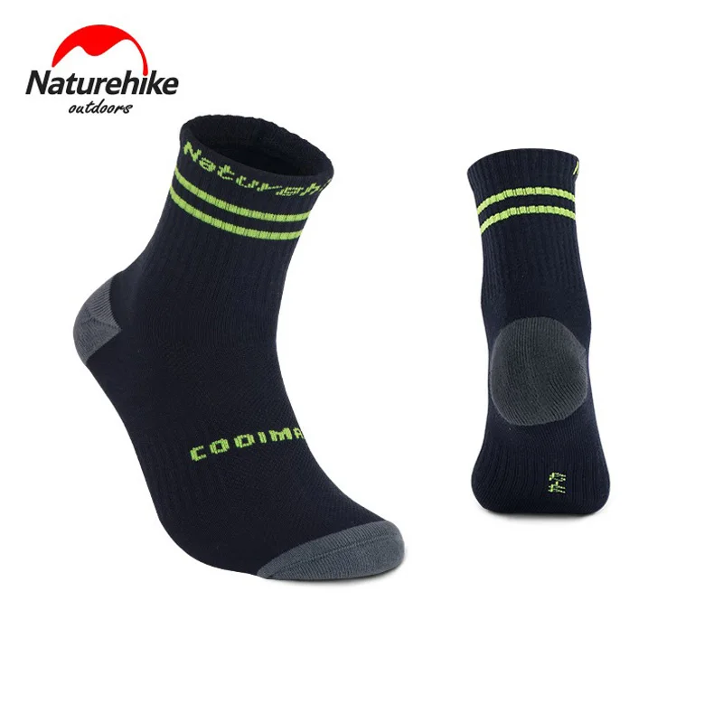 Женские и мужские носки Naturehike Coolmax средней длины с подушкой для активного отдыха