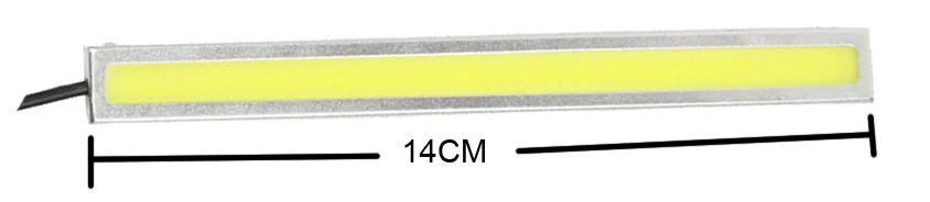 14cm sliver shell LEADTOPS® 1 Шт. СИД УДАРА DRL Дневные Ходовые Огни DC 12 В 14-17 мм Водонепроницаемый Авто COB Вождение Противотуманные Фары стайлинга автомобилей FA - Цвет: 14cm sliver shell