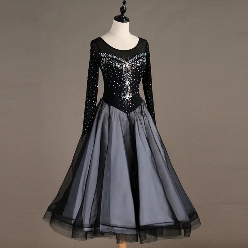 Женская Блестящая юбка Стразы для латиноамериканских танцев профессиональное