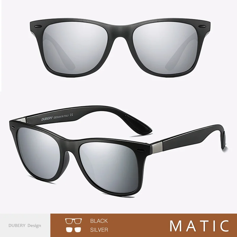 MATIC Черный квадрат Modis Поляризованные большие солнцезащитные очки мужские Кен