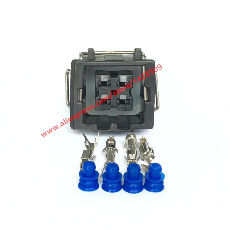 

5 Sets 4 Pin 357919754 Waterproof Automotive Connector Automotive Air Conditioning Pressure Switch Plug 444524-1 For VW Audi