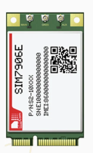 mini pcie SIMCOM SIM7906E мини Pcie SIM7906E-M2 M.2 cat6 4G LTE-A 300M многодиапазонный LTE-FDD/LTE-TDD/HSPA+ GNSS беспроводной M2M модуль - Цвет: mini pcie
