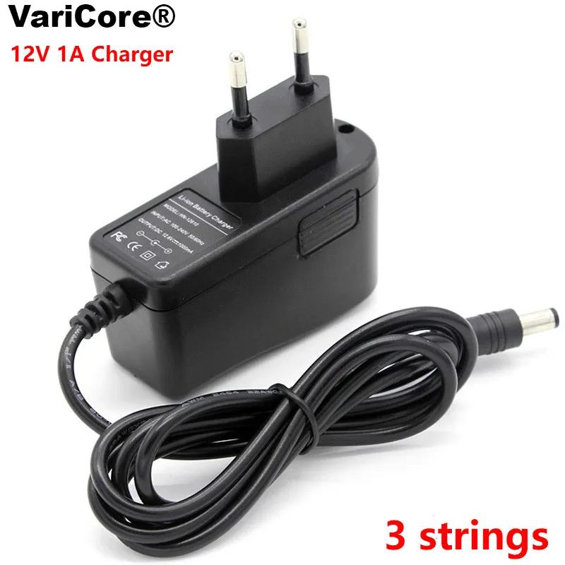 VariCore 12V 24V 36V 48V 3Series 6 Series 7 Series 10 Series 13 Strings 18650 литиевая батарея зарядное устройство 12,6 V 29,4 V DC 5,5*2,1mm
