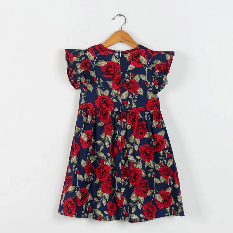 Kids dresses for girls costume 2018 Summer Baby Girl Floral Print Princess Party Dress children's Clothes 2 5 6 7 8 9 10 12 Year | Детская