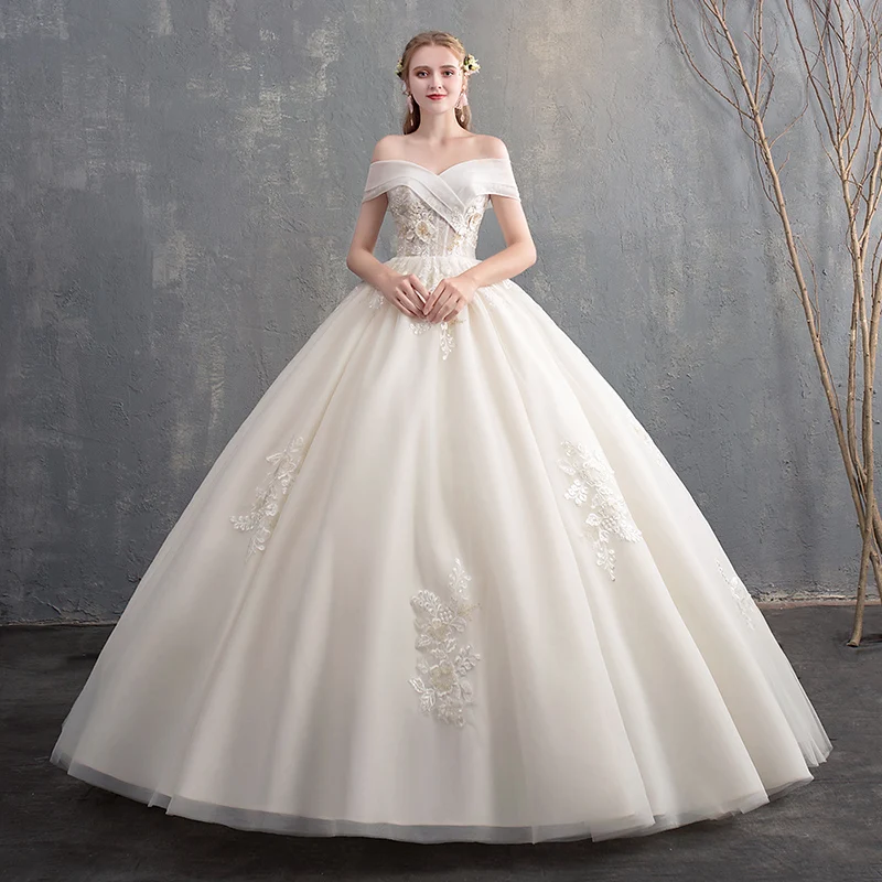 Ruthshen новое бальное платье принцессы женское невесты с открытыми плечами