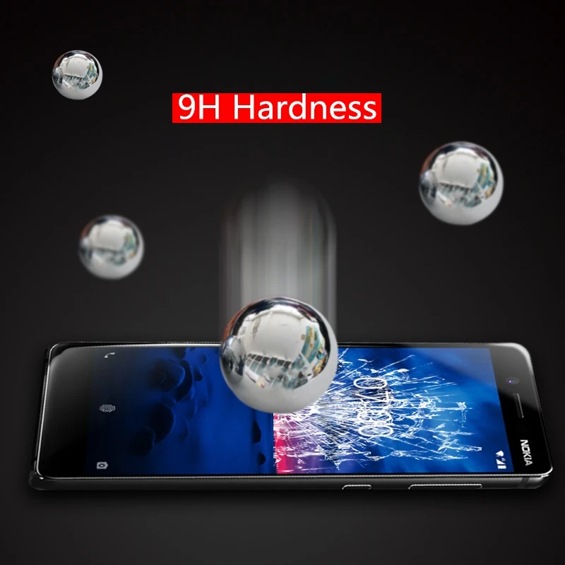 Защитное стекло закаленное для Nokia 5 X6 X5 3 1 6 7 Plus 8 2017 2018 | Мобильные телефоны и