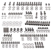 For Chevy 265 283 305 307 327 350 400 SMALL BLOCK Stainless Steel Engine Bolt Kit