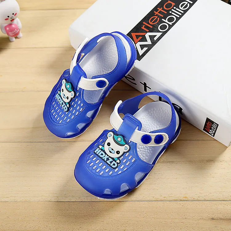 Dark Blue Sabots De Jardin Real Limited Erkek Ayakkabi мужские сандалии sapato feminino Boosili детская обувь Cave Tow Jelly Тапочки - Цвет: Dark Blue