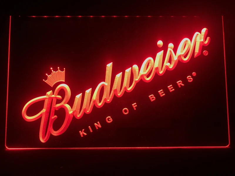 002 Budweiser пивной бар паб клуб новый светодиодный неоновый светосветильник