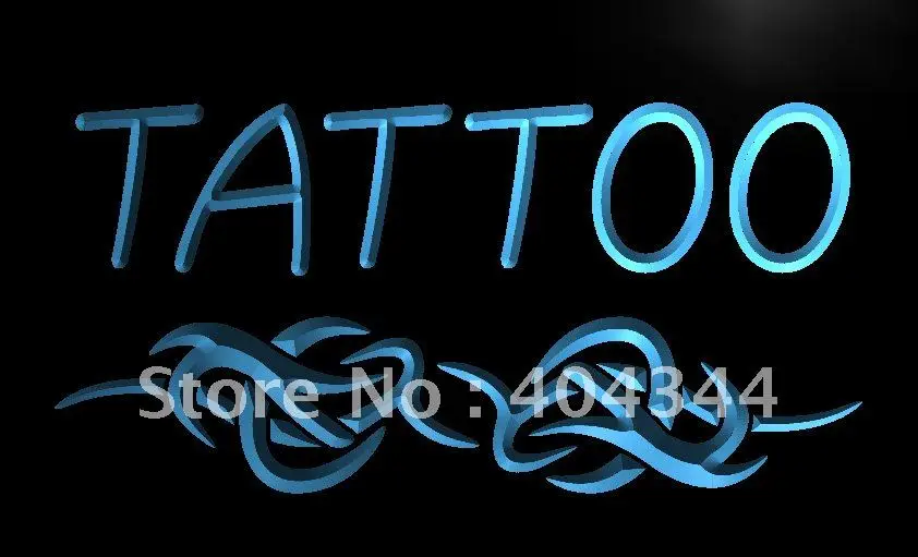 

LK254- Tattoo Bar Pub Club Lure LED Neon Light Sign home decor crafts