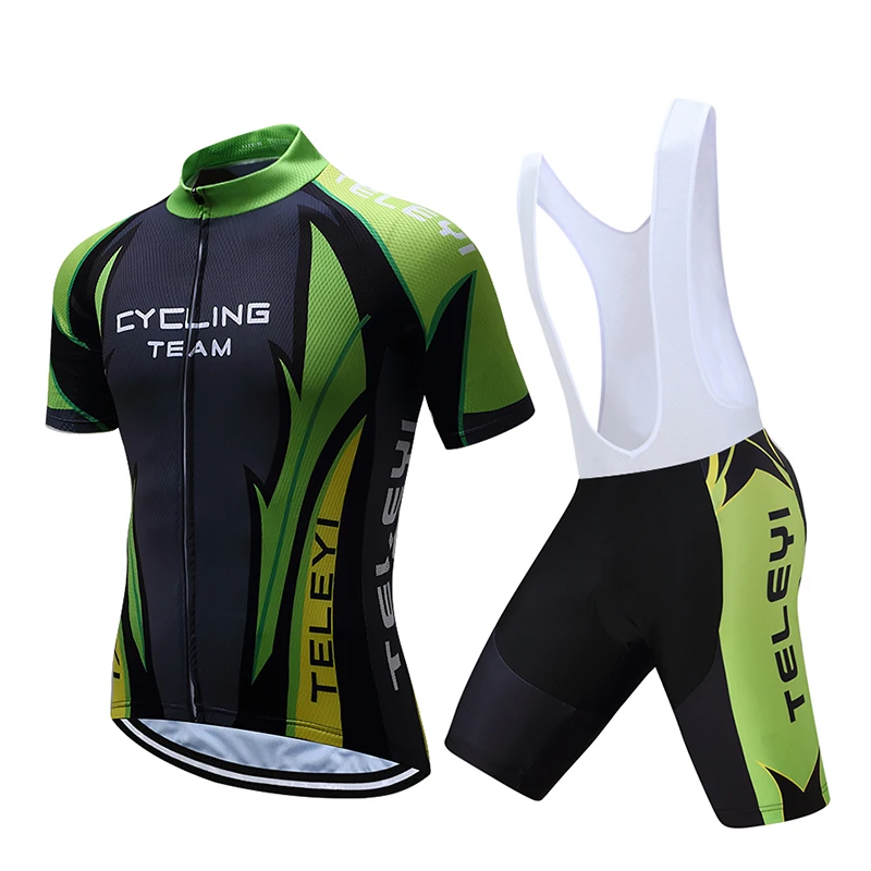 

Short sleeve cycling kit mens 2022 Summer bike clothes set wear Pro team bicycle jersey suit dress Outdoor MTB pants clothing