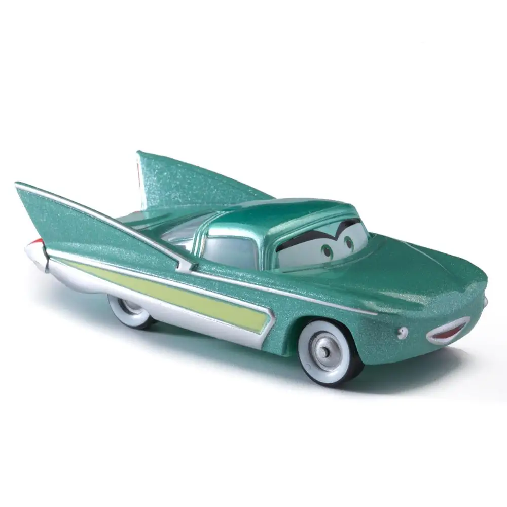 Модель из металлического сплава Disney Pixar Тачки Фло гоночная игрушка в масштабе 1:55