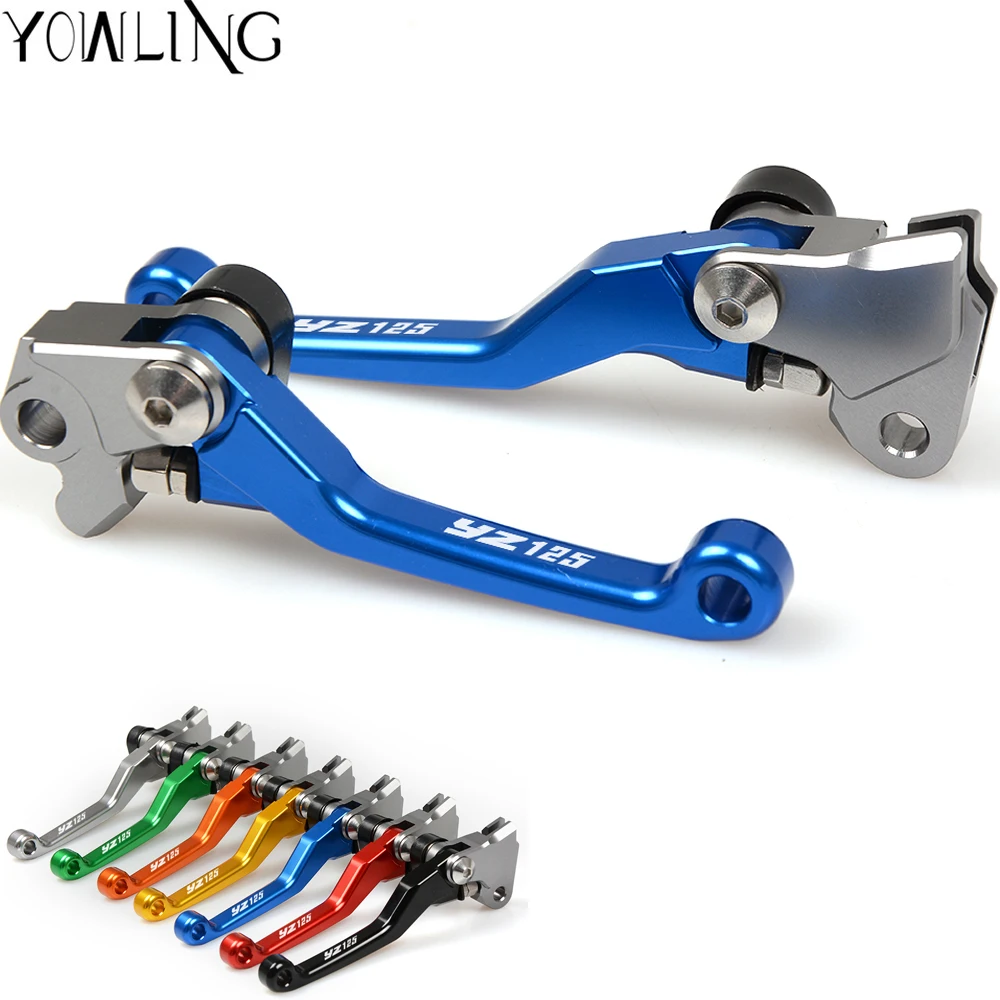 YZ125 CNC поворотный складной рычаг тормоза сцепления для YAMAHA YZ 125 2008 2009 2010 2011 2012 2013 2014