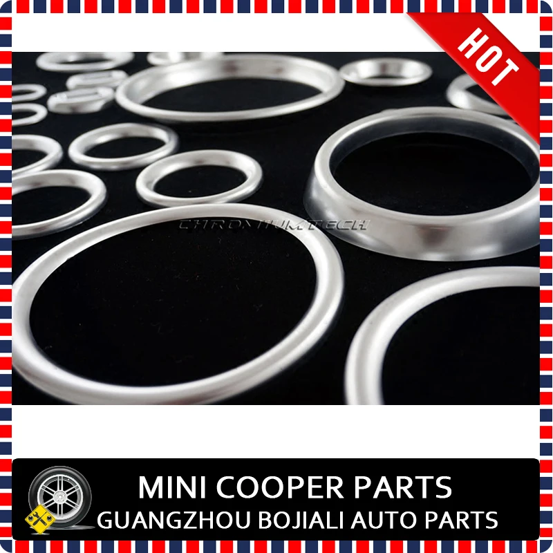 2013 2016 Facelift MINI R60 Countryman Satin Chrome Interior Dial Dash Trim Kit|Лепнина для интерьера| |