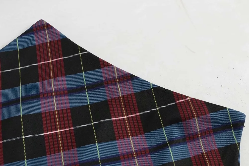 2019 Women sweet plaid printing england style mini skirt faldas mujer ladies chic brand streetwear casual skirts QUN250 | Женская одежда