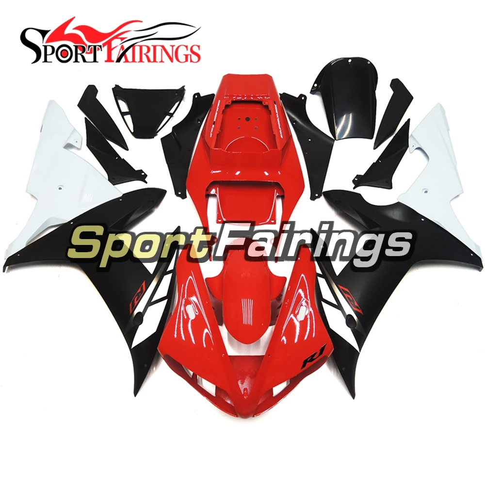 

Sportbike Черный, красный, белый цвета капоты для Yamaha 2002 2003 YZF1000 R1 02 03 МОТОЦИКЛ ABS впрыск YZF R1 02 03 кузов