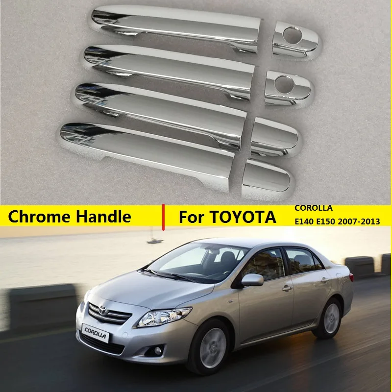 Хромированная ручка Накладка 2008 2009 2010 2011 2012 автомобильные аксессуары наклейки