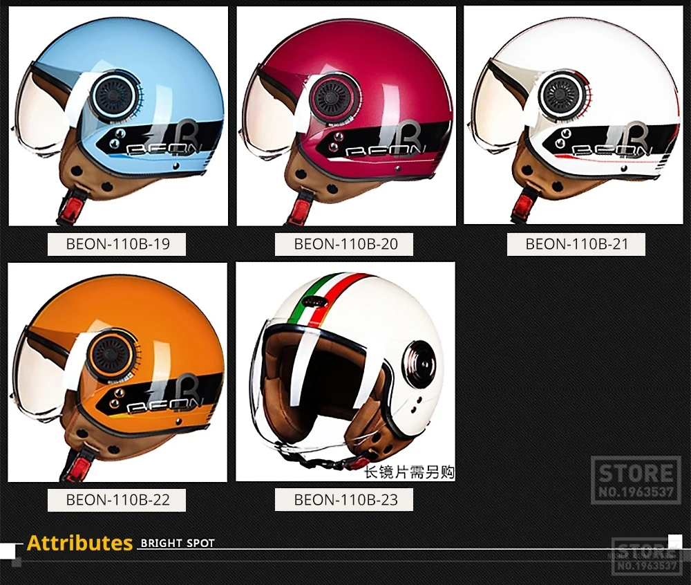 BEON мотоциклетный шлем Chopper 3/4 с открытым лицом винтажный шлем Moto Casque Casco Capacete для мужчин и женщин скутер мотоциклетный шлем