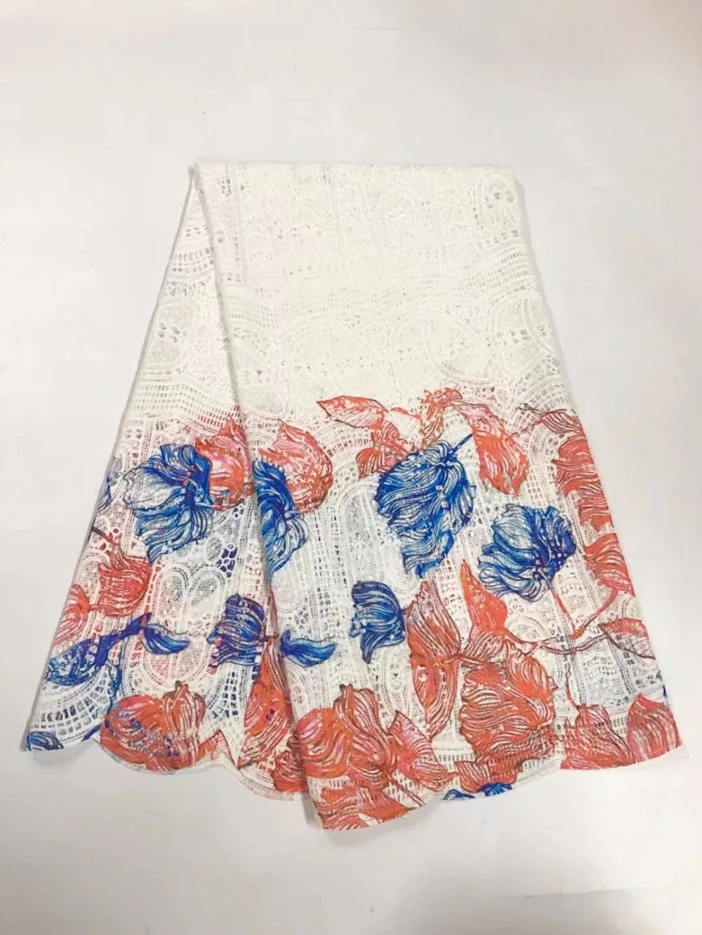 Гэри-афро-Кружево белый гипюр шнур Кружево ткани высокого качества Африканский