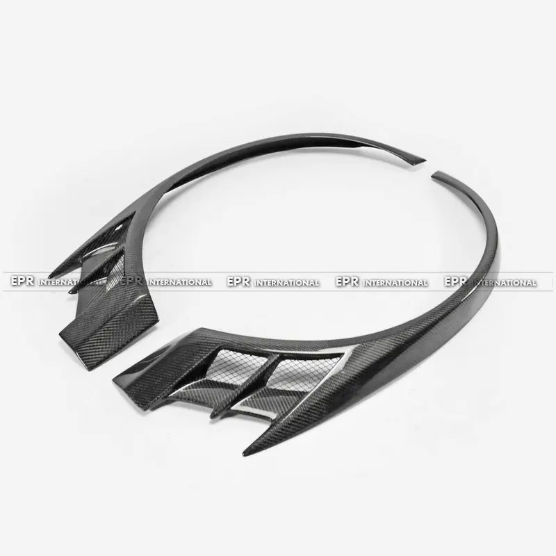 Для Evolution EVO 8 9 Voltex Cyber углеродное волокно переднее крыло широкие арки аксессуары