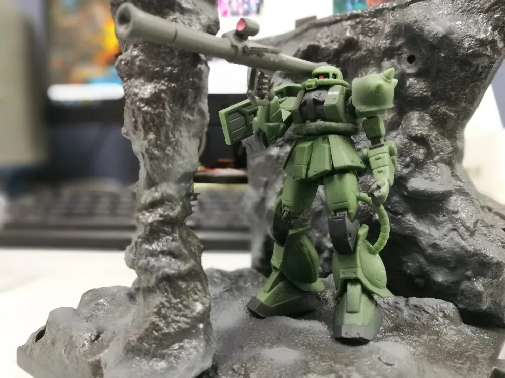 COMIC CLUB в наличии Оригинальные bandai 1/220 ZAKU II Зеленый Gundam набор декораций фигурку