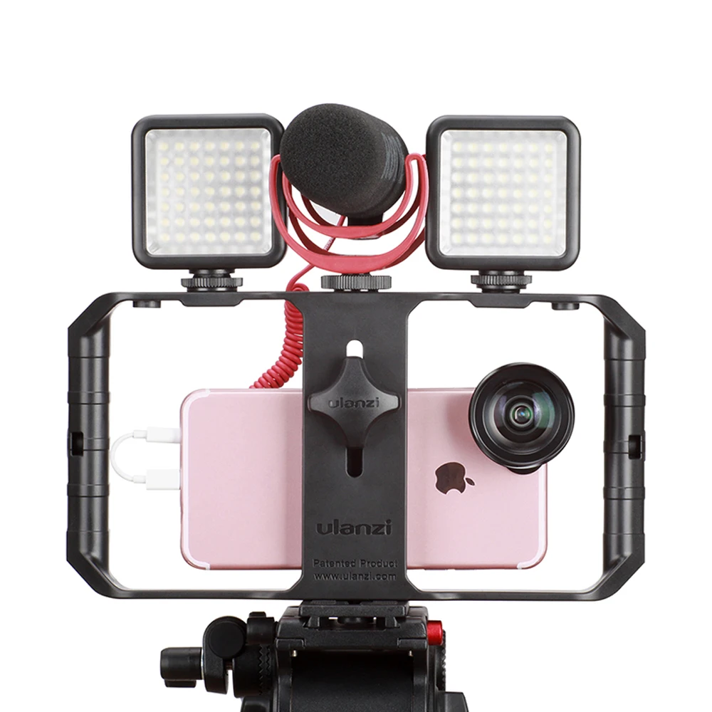 Профессиональный компактный накамерный видео микрофон Youtube Vlogging Запись для IPhone