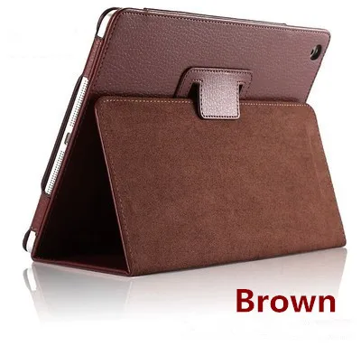 Brown SZEGYCHX чехол для нового iPad 9,7 дюймов выпуска модель/Air 1/Air 2 из искусственной кожи сна/Пробуждение защитный в виде ракушки Smart Cover - Цвет: Brown