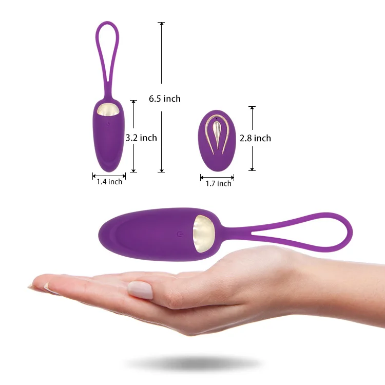 USB перезаряжаемое вибрирующее яйцо Вибраторы с дистанционным управлением