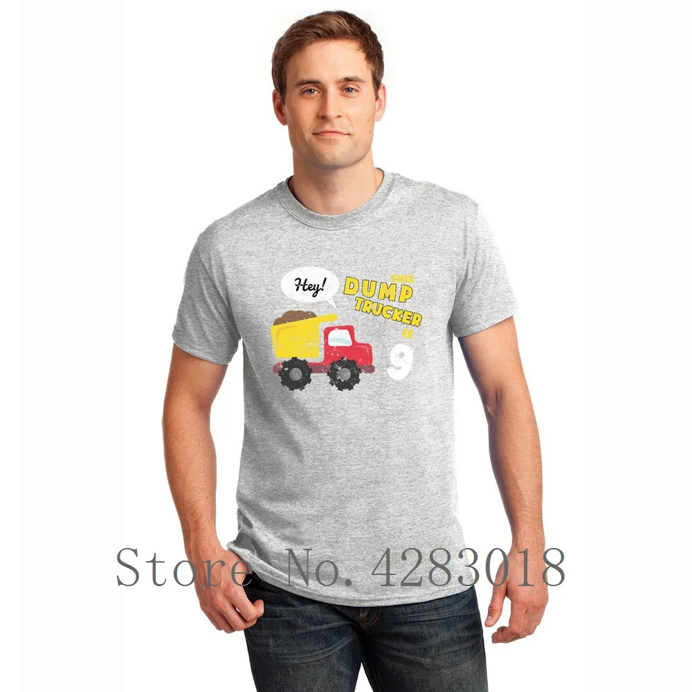 9th день рождения партии большой самосвал строительство футболка для мужчин с