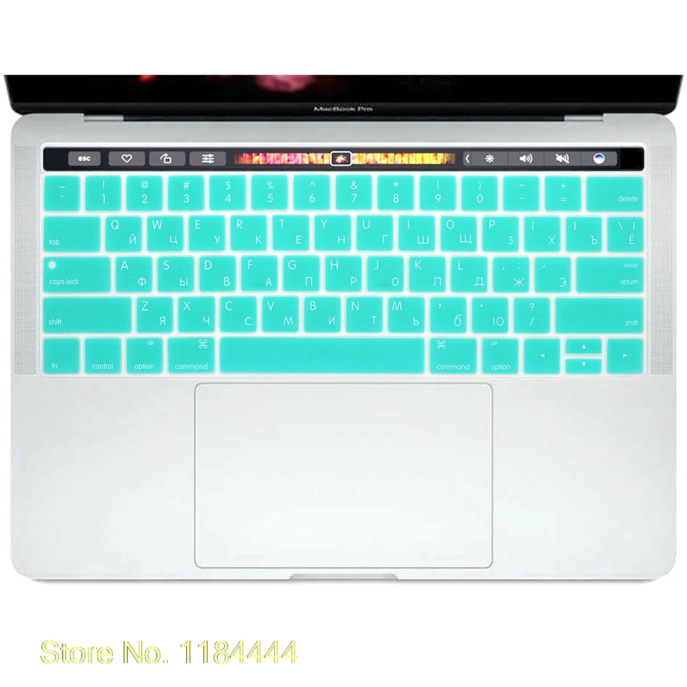 Силиконовый чехол-клавиатура для MacBook Pro 13 &quot15&quot Retina с сенсорной панелью (2016