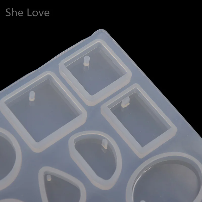 Она любит 12 вариантов дизайна силиконовая форма для кабошонов Цепочки и ожерелья