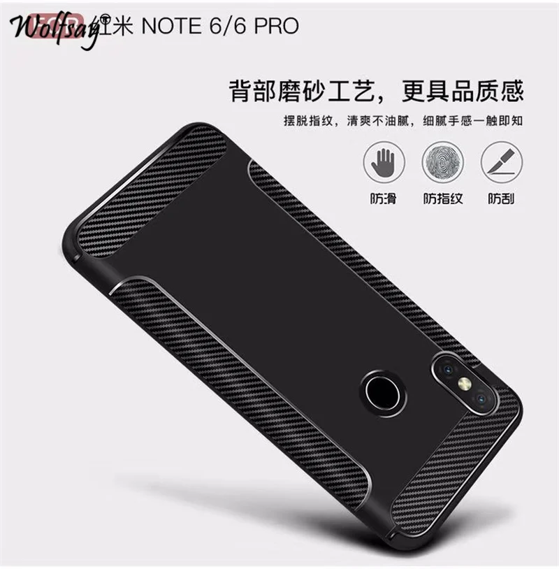 Soft Case Xiaomi Redmi Note 6 Pro Armor Shockproof Phone Silicon Cover |