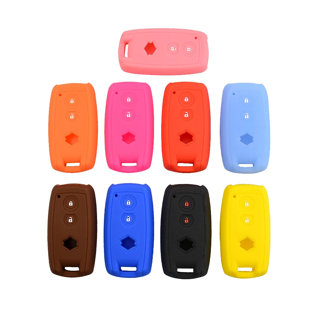 OkeyTech 2 кнопки мягкий силиконовый резиновый чехол для автомобильного ключа Suzuki Grand