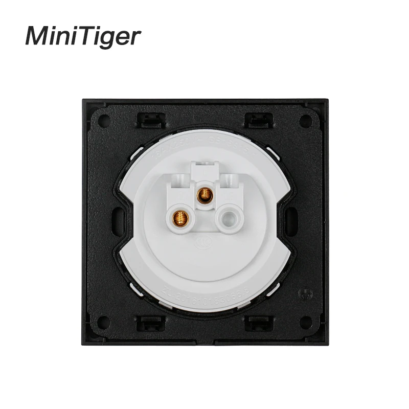 Настенный светильник Minitiger черный алюминиевый с индикатором|Выключатели| |