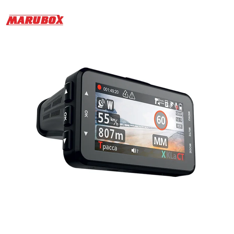 MARUBOX M610R Портативный 3 в 1 Антирадары GPS Видеорегистраторы для автомобилей тире