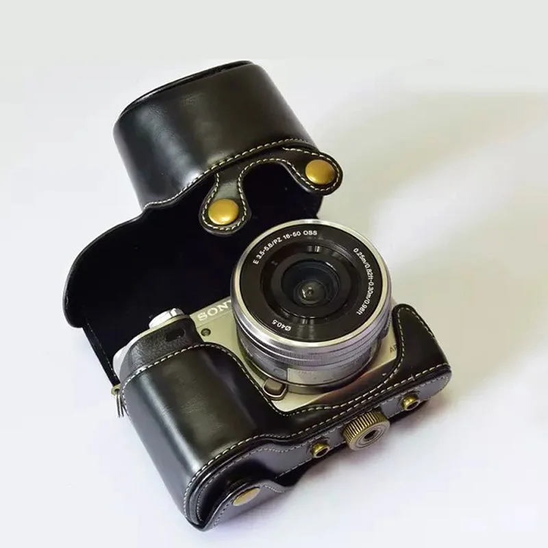 Высококачественный чехол для фотокамеры из искусственной кожи SONY Alpha A6000 A6300 ILCE-6300