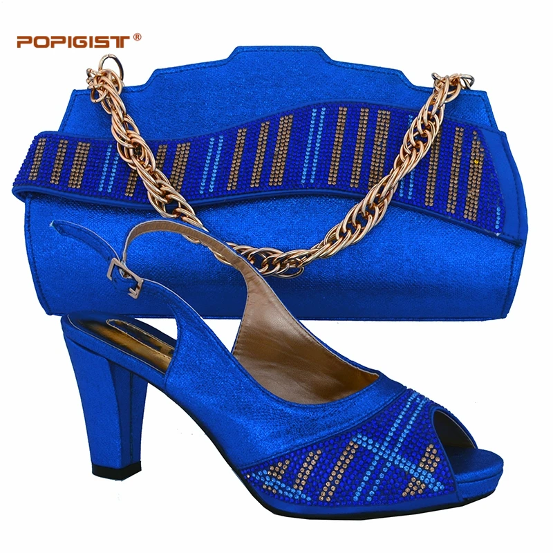 Великолепный горный хрусталь полоски синий цвет свадебные вечерние итальянские