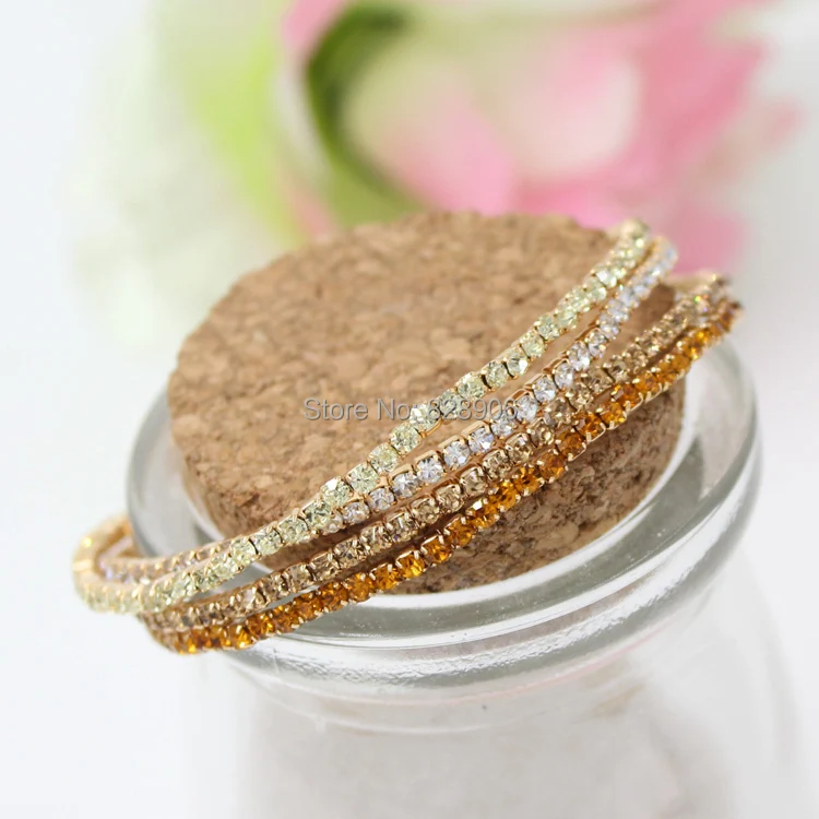 Fashion Jewelry Bracelet Summer Cute Style Rhinestone Crystal Stretch Flex for young girls | Украшения и аксессуары