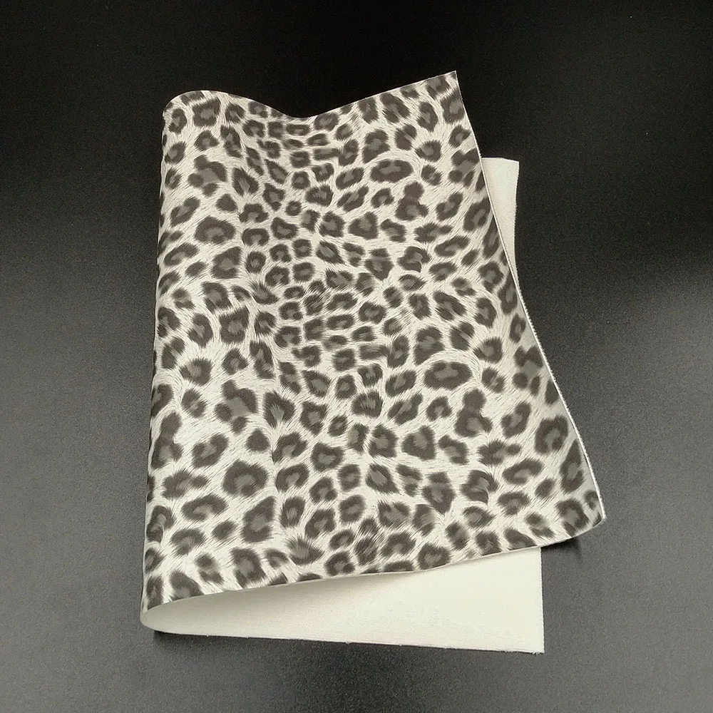 3 A4(20cm X 30cm) Блестящая блестящая ткань с леопардовым принтом из искусственной кожи, водонепроницаемая, сделай сам, для шитья бантов, для рукоделия, A4/A5 - Цвет: 3 A4(20cm X 30cm)