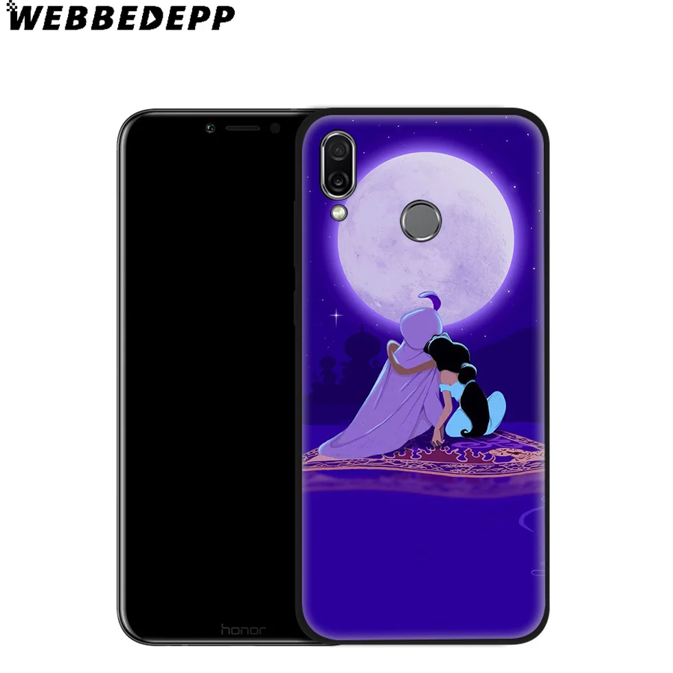 WEBBEDEPP Aladdin and Jasmine Soft Case for Huawei Mate Honor 20 6A 7A 7C 7X 8 9 9X 10 View Lite Pro 30 |