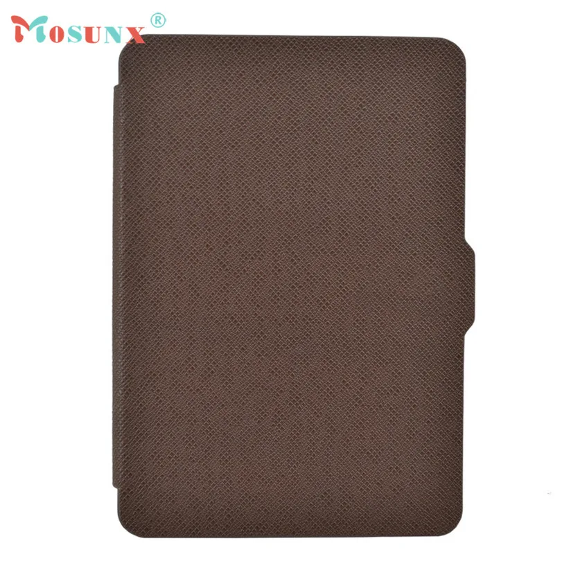 Горячая продажа MOSUNX Магнитный Авто спящий чехол из ПУ кожи для Amazon Kindle Paperwhite 2016 (7