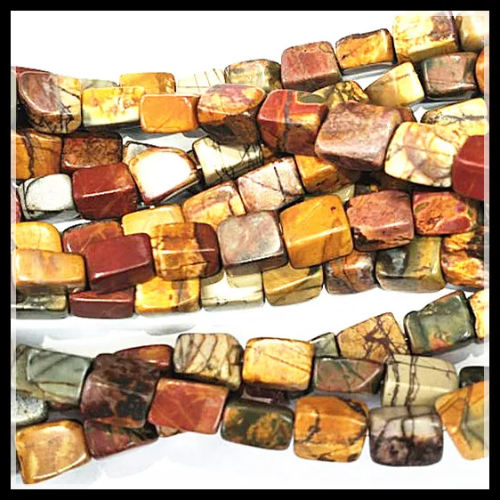 

36pcs nature picaso stone chips for bracelets making jewelry diy beads accessories jewelry findings size 8X10mm
