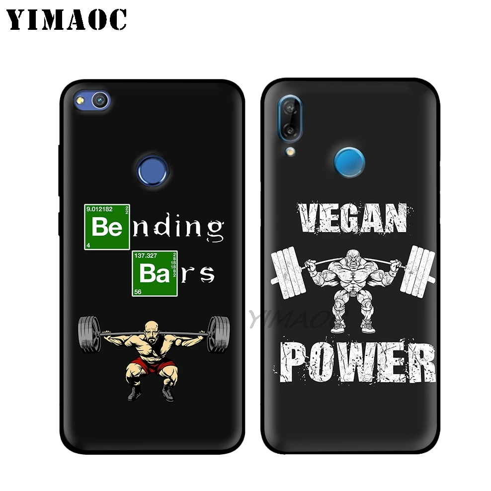Мягкий чехол Conquer Gym Gain для бодибилдинга huawei P30 P20 Pro P10 P9 P8 2015 2017 P Smart Plus Z 2019 Nova 5i 4 3 3i 2i