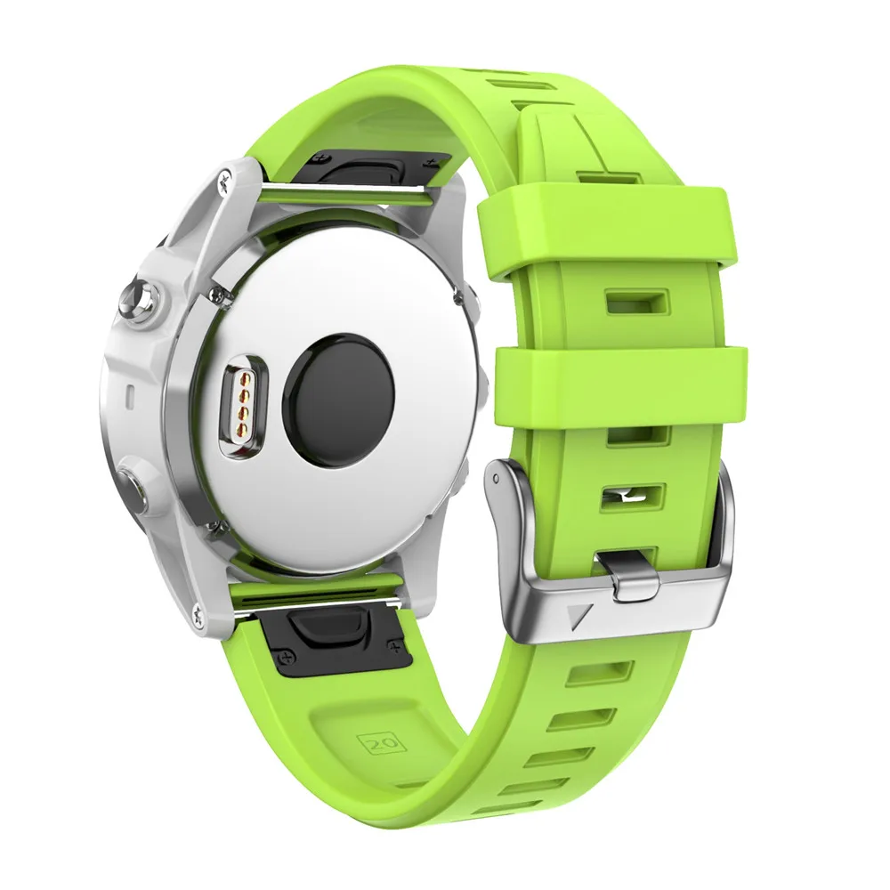 20 мм мягкий силиконовый резиновый ремешок Замена для Garmin Fenix 5S/Fenix5S плюс Смарт спортивные часы браслет ремень унисекс
