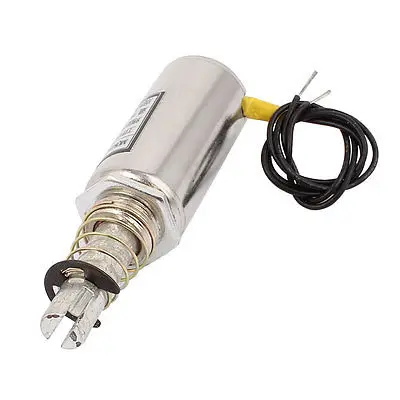 

DC 12V/DC24V Pull Type Linear Motion Tubular Solenoid Electromagnet 1Kg Force MQ8-Z12