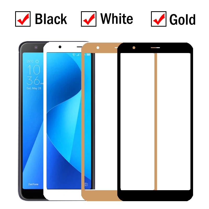 Полное покрытие Защитное стекло для Asus Zenfone Max Pro M1 ZB601KL защита экрана Tremp ZB555KL Plus