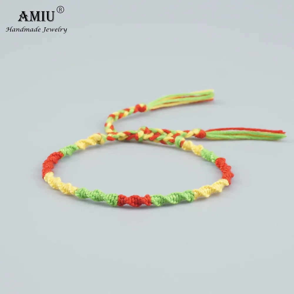 AMIU 2021 мульти Цвет любовь счастливые браслеты с амулетами и для женщин ювелирные