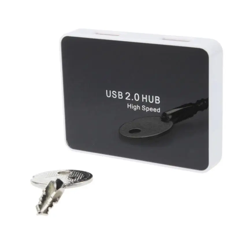 Высокоскоростной Мини Ультратонкий зеркальный концентратор USB 2 0 с 4 портами для